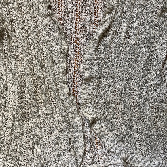 Light-weight Crocheted-look Cardigan - Picture 3 of 4